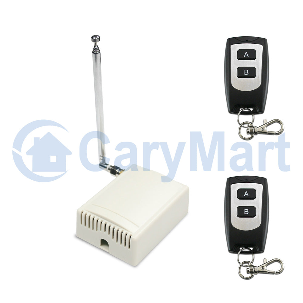 2 Way DC Power 10A Relay Output Waterproof Wireless Remote Control Switch  Kit (Model: 0020196)