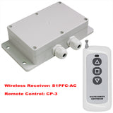 1 Channel 30A Wireless Remote Control Switch Kit for Single Phase Motor (Model: 0020131)