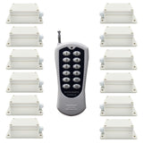 A 12 Buttons Transmitter Control 12 AC Wireless Remote Switches (Model: 0020366)