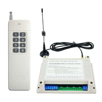 5 Km DC Wireless Remote Control Switch Kit 8 Way 10A Relay Output (Model: 0020055)