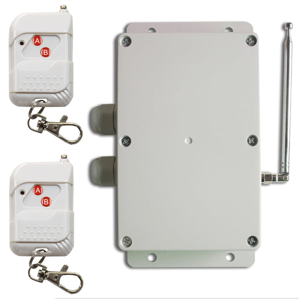 AC Wireless Remote Control Receiver Kit 2 Way 120V 220V Output 30A (Model: 0020532)