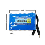 24V Rechargeable Lithium Battery Pack 5600mAh