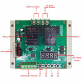 Wireless Remote Control Time Delay Switch Kit for DC Linear Actuator Motor (Model: 0020088)