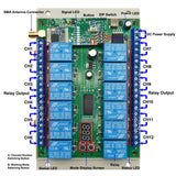 Long Range 5km 12-CH DC Wireless RF Relay Switch Receiver (Model: 0020032)