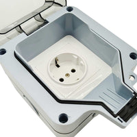 European Standards Plug & IP66 Waterproof Socket with Receiver and Transmitter (Model: 0020774)