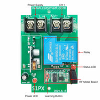 One 6-Button Transmitter Control Six DC 8~80V 30A Wireless Receivers (Model: 0020734)