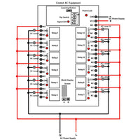 Long Range 5km 12-CH DC Wireless RF Relay Switch Receiver (Model: 0020032)