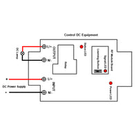 One 4-Button Transmitter Control Four DC 8~80V 30A Wireless Receivers (Model: 0020733)