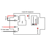 One 4-Button Transmitter Control Four DC 8~80V 30A Wireless Receivers (Model: 0020733)