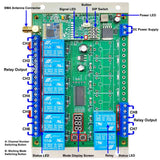 5 Km DC Wireless Remote Control Switch Kit 8 Way 10A Relay Output (Model: 0020055)