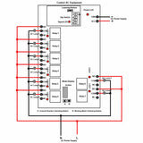 5 Km DC Wireless Remote Control Switch Kit 8 Way 10A Relay Output (Model: 0020055)