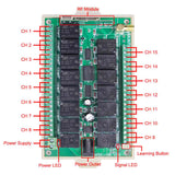 DC 12V 24V Wireless Remote Control Switch Kit 15 Way Relay Output (Model: 0020038)