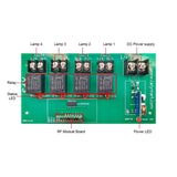 Wireless Remote Control Switch Kit 4 Way DC 8~80V Input Output (Model: 0020216)