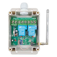 2 Way DC 30A Wireless Remote Control Relay Switch Kit LORA 5 Km (Model: 0020105)