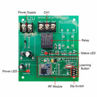 5000 Meters Wireless Remote Switch Kit by Dry Contact Triggered (Model: 0020692)