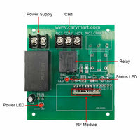 2 Km 1 Channel Wireless Remote Control Relay Switch Kit AC 120V 220V 10A (Model: 0020469)