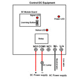 2 Km 1 Channel Wireless Remote Control Relay Switch Kit AC 120V 220V 10A (Model: 0020469)