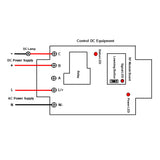 Four 1 Way AC 110V 220V 30A Wireless Receivers and A 8-Button Transmitter (Model: 0020314)