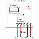 DC Power Waterproof Wireless Switch 1 Way 10A Relay Output (Model: 0020197)