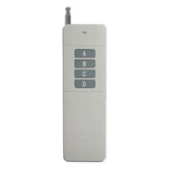 6000ft AC Wireless Remote Control Receiver Kit 4 Way 30A Realy Output (Model: 0020450)