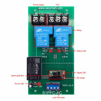 1 Channel 30A Wireless Remote Control Switch Kit for Single Phase Motor (Model: 0020131)