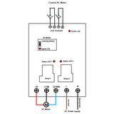 1 Channel 30A Wireless Remote Control Switch Kit for Single Phase Motor (Model: 0020131)