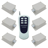 6 DC Wireless Receivers and A RF Transmitter (Model: 0020493)