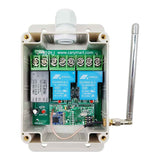 120V 220V Wireless RF Switch Receiver 2 Way 30A Relay Output 5 Km (Model: 0020103)