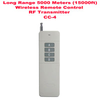 4 Channel AC High Power Wireless Receiver and RF Remote Control (Model: 0020673)