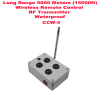 Long Range 15000ft 4 Way DC 30A Wireless Remote Control Switch Kit (Model: 0020110)