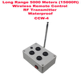 Long Range 15000ft 4 Way DC 30A Wireless Remote Control Switch Kit (Model: 0020110)