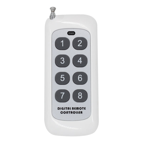 8 Buttons 500 Meters Wireless Remote Control RF Transmitter (Model: 0021014)