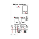 High Power 30A Wireless Switch Receiver 2 Way DC Input Output (Model: 0020047)