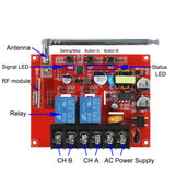 AC 380V Wireless Remote Control Switch Kit for Three Phase Motor (Model: 0020698)