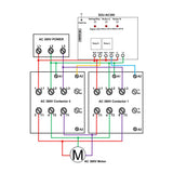 AC 380V Wireless Remote Control Switch Kit for Three Phase Motor (Model: 0020698)